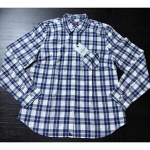 UntuckIT Woman’s Plaid Size 10 Sorbo Button Up Shirt New, Casual Office Outdoors